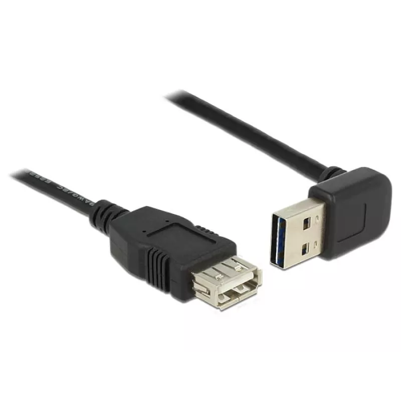 USB kabelis DeLOCK 1m USB 2.0-A į USB 2.0-A, juodas