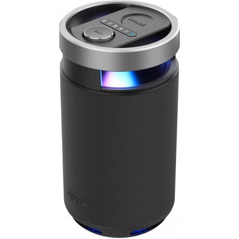 Nešiojama Bluetooth kolonėlė SENCOR Resonex Lounge 130W, IPX7 atspari vandeniui, TWS, LED apšvietimas
