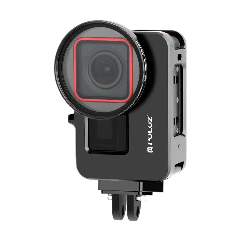 Apsauginis metalinis dėklas Puluz PU966B, skirtas Insta360 Ace Pro/Ace — lengvas, patvarus