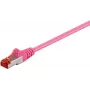 Microconnect SSTP610PI tinklo kabelis rožinis 10 m Cat6 S/FTP (S-STP)
