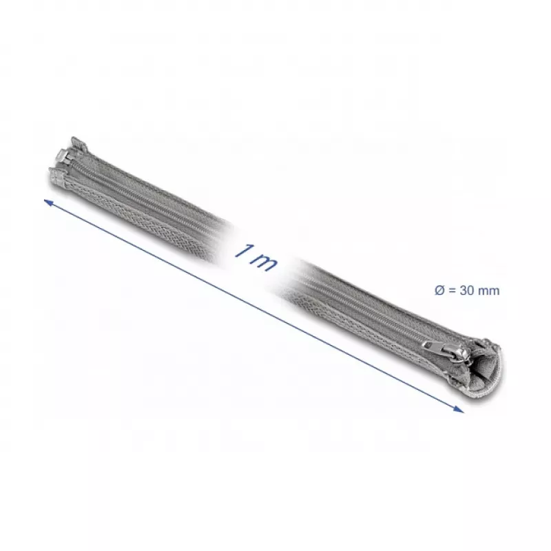 Pinta įvorė DeLOCK 20825 1 m x 30 mm Pilka