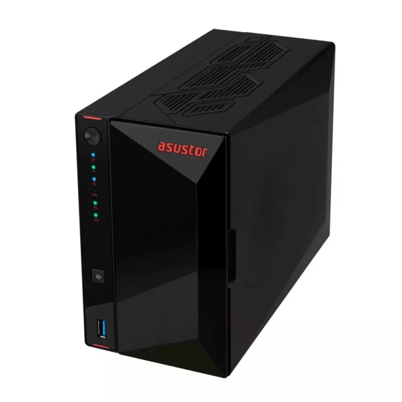 Asustor AS5402T NAS/saugojimo serveris Intel® Celeron® N5105 4 GB DDR4 0 TB ADM juodas