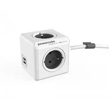 PowerCube USB Extended 3m 2404 Pilka