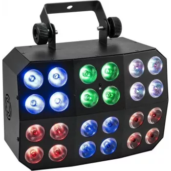 LED pikselių šviestuvas EUROLITE CLS-6 PIX HCL 6x12W RGBW — 6 šviestuvai, 12W šviesos diodai, RGBW