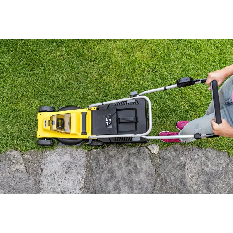 Akumuliatorinė vejapjovė KARCHER LMO 2-18 (1.445-400.0) Juoda, Geltona