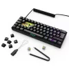 Sharkoon 100065629 klaviatūra, namams, USB, QWERTZ, vokiška, juoda