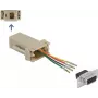 Surinkimo rinkinys D-Sub 9 kontaktų lizdas į RJ11/RJ14 DeLOCK 66770