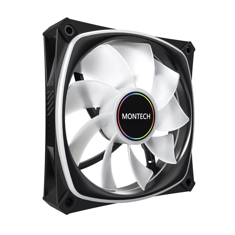 MONTECH RX120 PRO Juoda 120mm ARGB korpuso ventiliatorius