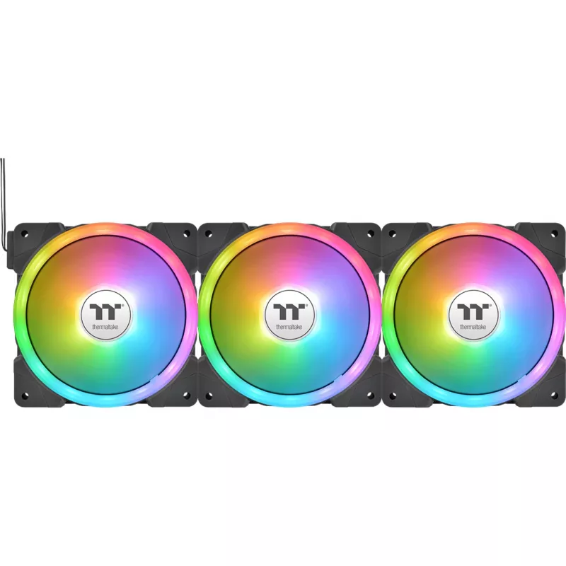 AIO skysčiu aušinamas procesoriaus aušintuvas THERMALTAKE MAGFloe 360 Ultra — 360mm radiatorius, RGB ventiliatoriai