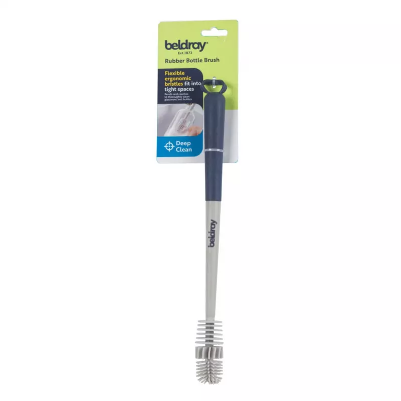 Butelių šepetėlis Beldray LA032807FEU7 Deep Clean Rubber – butelių valymo šepetėlis su gumine galvute