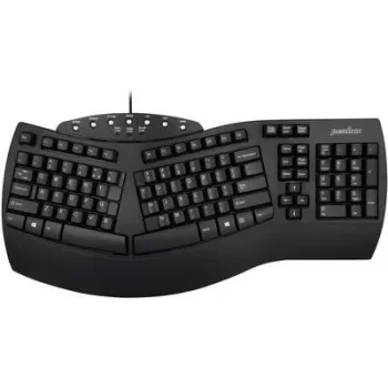 Perixx USB klaviatūra Periboard-512 juoda ergonominė (11523)