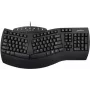Perixx USB klaviatūra Periboard-512 juoda ergonominė (11523)