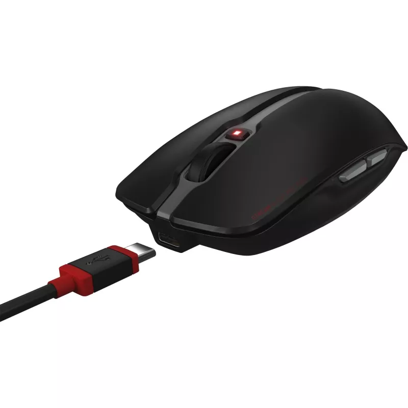 CHERRY Stream Desktop Recharge klaviatūra su pele, universali, RF belaidė, AZERTY, belgiška, juoda