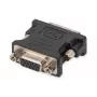 Assmann DVI adapteris. DVI(24+5) - HD15 M/F. DVI-I dviejų kanalų. bl (AK-320504-000-S)
