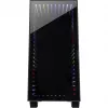 Korpusas INTER-TECH X-608 INFINITY MICRO, microATX, RGB, priekinis ir šoninis grūdintas stiklas, be PSU