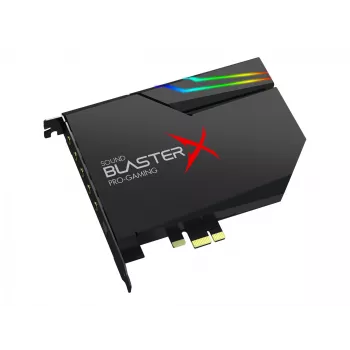 Creative Sound BlasterX AE-5 Plus Juoda PCI-e RGB Gaming Sound Card