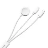 Magnetinis įkroviklis Joyroom S-IW008 Lightning USB-C 5V 1.2m baltas laidas