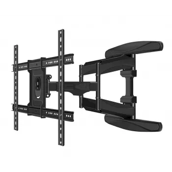 Sieninis laikiklis ESPERANZA ERW021, skirtas 40–85 colių plokštiems televizoriams, metalinis, pakreipiamas, 6–50 cm atstumas, 68 kg keliamoji galia, VESA 200x100–600x500 mm