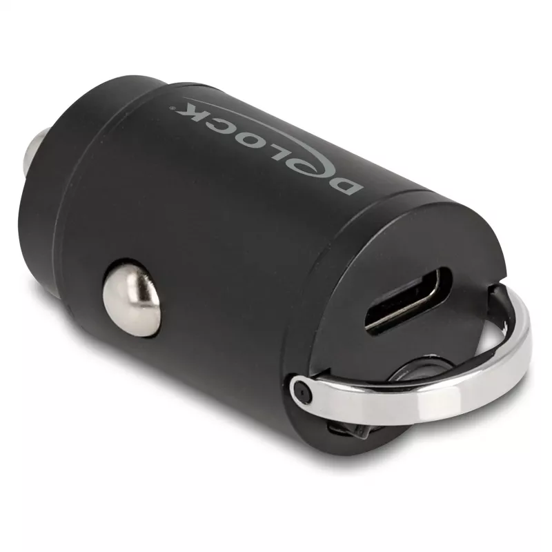 Automobilinis pakrovėjas DeLOCK 64278 universalus juodas greitas įkrovimas 12-24V
