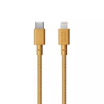 USB-A į Lightning laidas Native Union Night kabelis — 3 m, Geltona