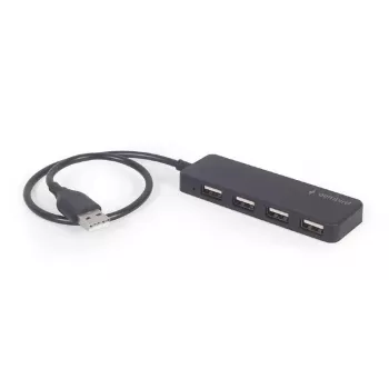 USB 2.0 šakotuvas Gembird UHB-U2P4-06 — 4 prievadai, kompaktiška USB išplėtimas