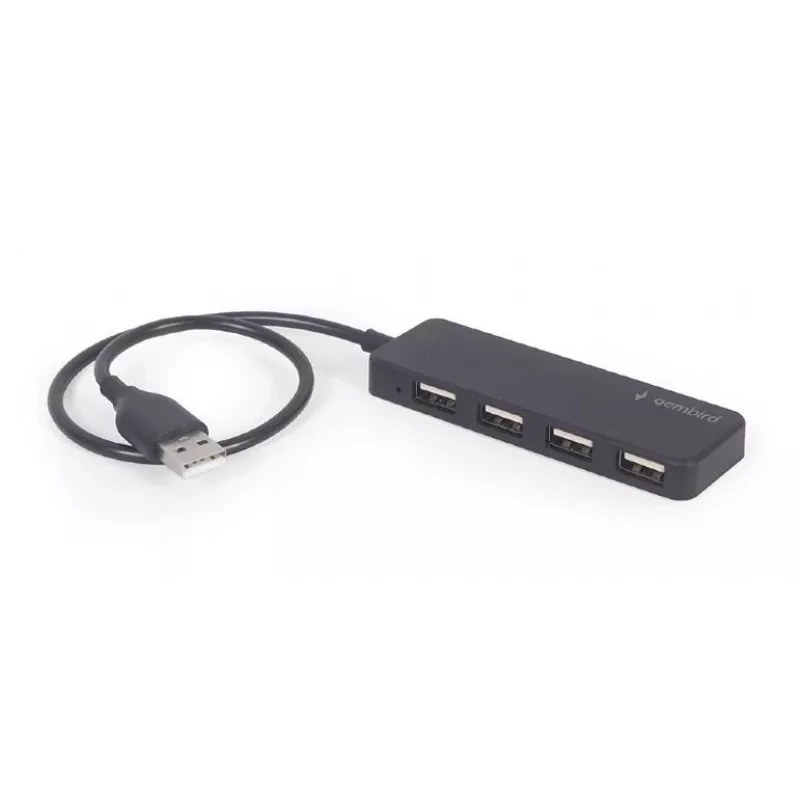 USB 2.0 šakotuvas Gembird UHB-U2P4-06 — 4 prievadai, kompaktiška USB išplėtimas