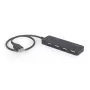 USB 2.0 šakotuvas Gembird UHB-U2P4-06 — 4 prievadai, kompaktiška USB išplėtimas