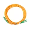 Patchcord Extralink LC/APC–LC/APC vienmodis dvipusis 9/125 µm G.657.A1 5 m