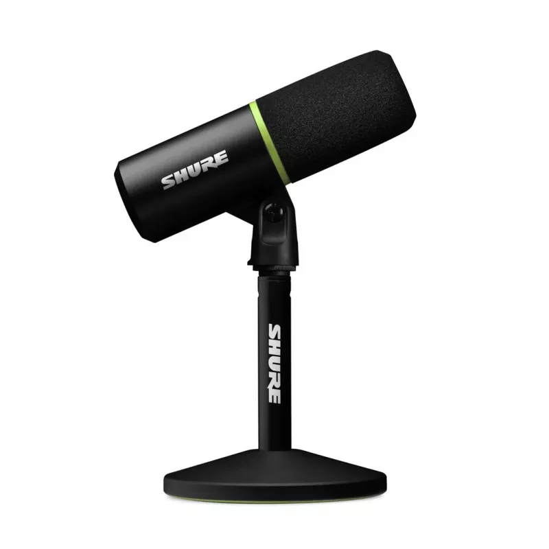 Shure MV6 - USB-C kardioidinis dinaminis mikrofonas žaidėjams ir transliuotojams