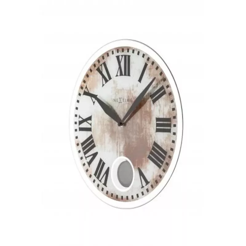 „NeXtime“ laikrodis 8162 „Romana“, Ø43 cm, sieninis, baltas