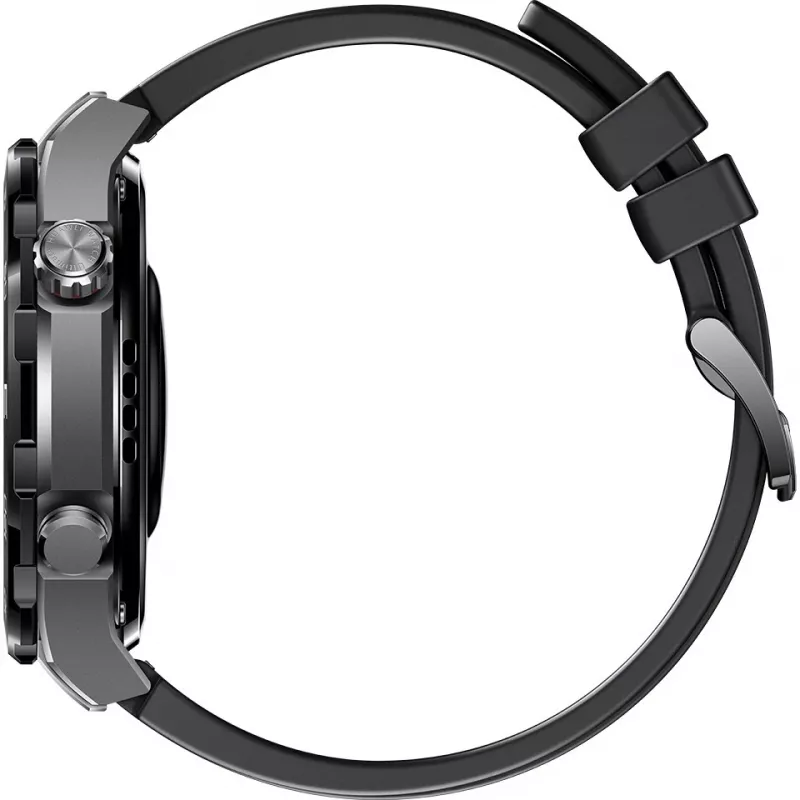 Huawei Watch Ultimate - išmanusis laikrodis su dirželiu - hidrintas nitrilo kaučiukas (HNBR) - riešo dydis: 140-210 mm - Ekranas 3,8 cm (1,5) - NFC, Bluetooth