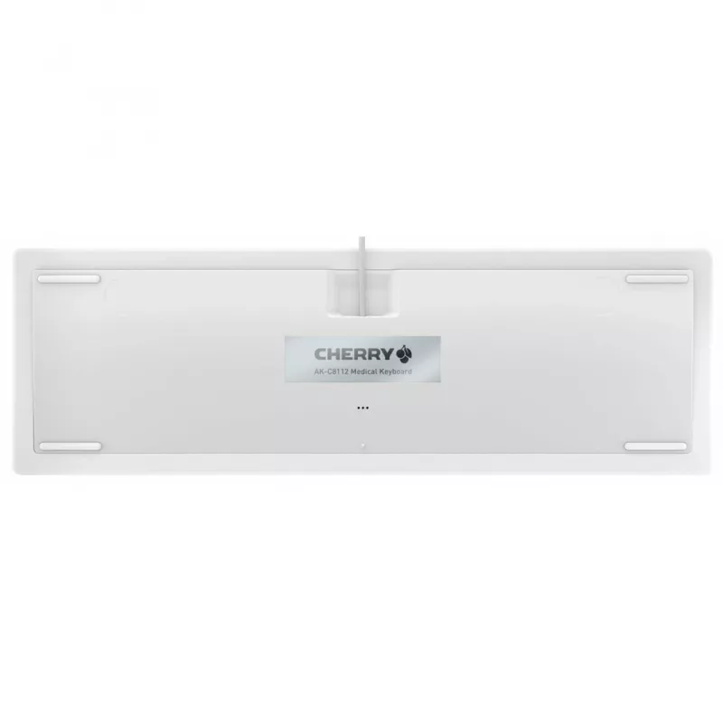 Contour Design Active Key Contour QuickClean Medicininė klaviatūra IP68 pilno dydžio laidinė balta DE C8112