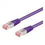 Wentronic Goobay CAT 6 komutacinis kabelis, S/FTP (PiMF), Violetinis, 7,5 m - LSZH be halogenų, Varis (93545)