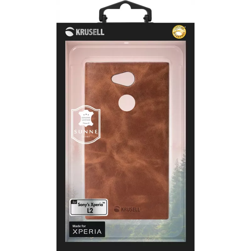 Dėklas Krusell Sunne, skirtas Sony XPERIA L2, 14 cm (5,5 colio), rudas