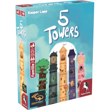 Deep Print Games: 5 Towers, kortų žaidimas