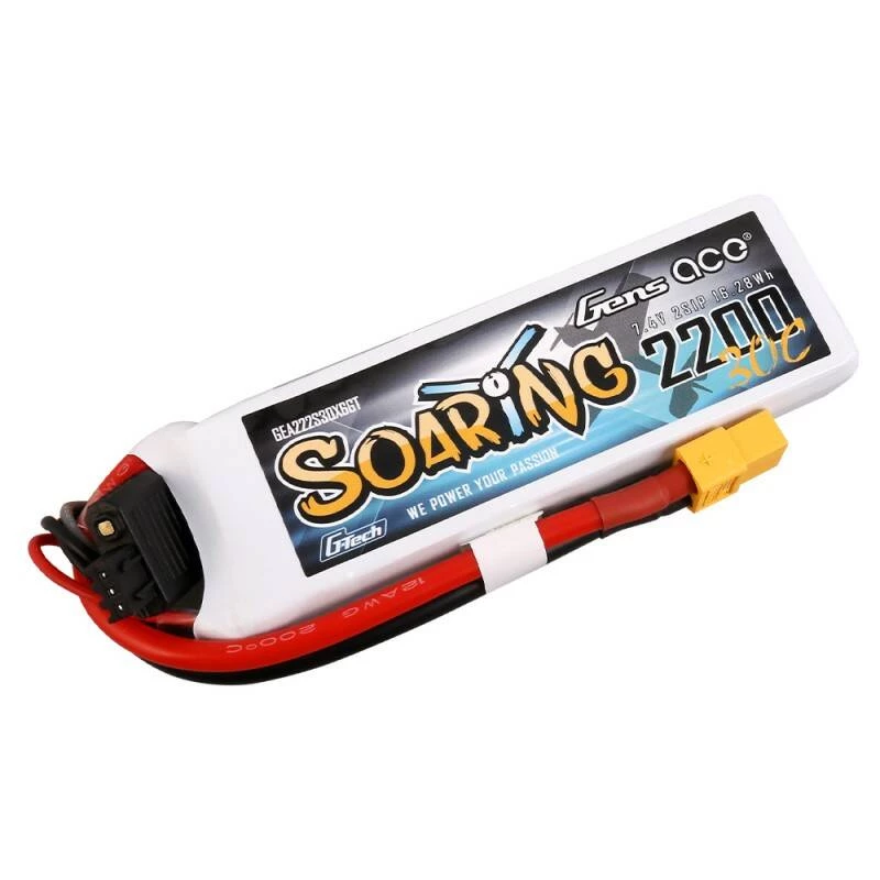 Gens Ace G-Tech Soaring 2200mAh 7.4V 30C 2S1P XT60 baterija