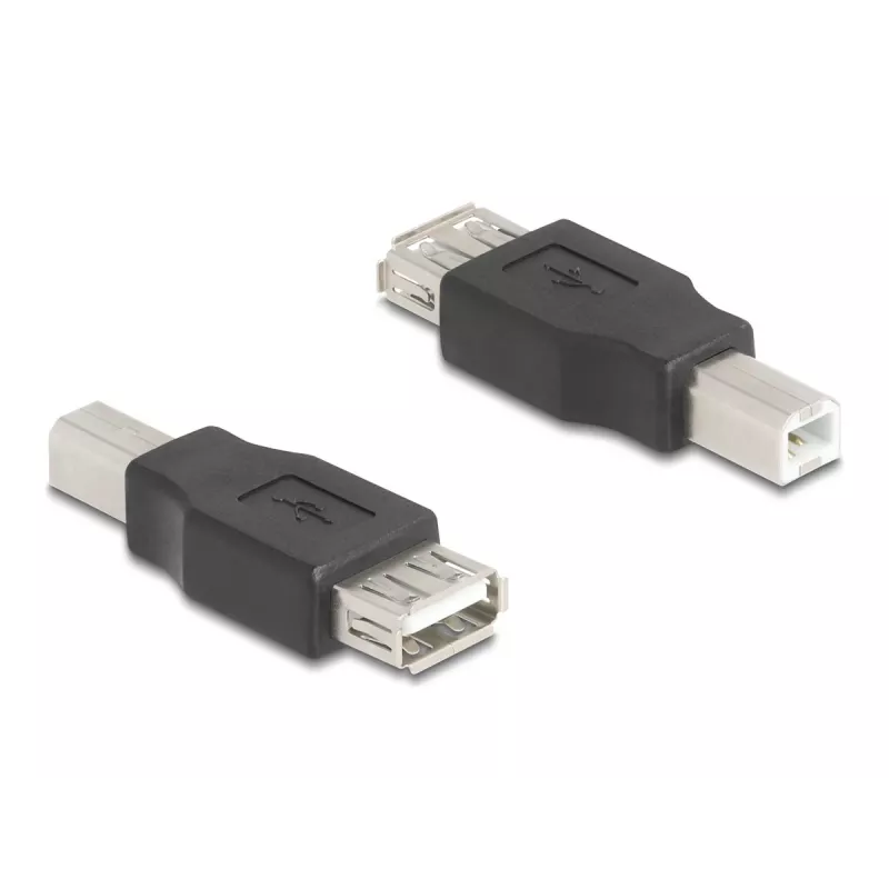 Jungčių adapteris DeLOCK 67199 USB Type-B į Type-A, juodas