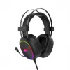 Havit GAMING HEADPHONE RGB Juoda 2016D ausinės, laidinės, galvos juostos