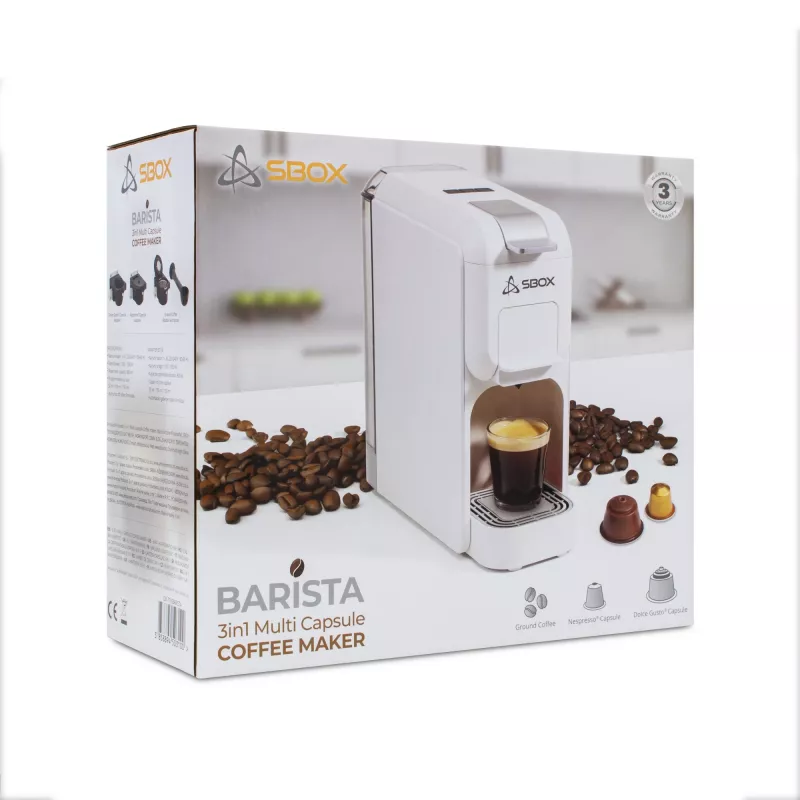 Kavos virimo aparatas SBOX 1.5L CM-719 Barista White