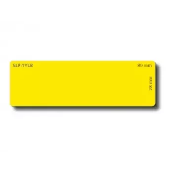 Seiko Instruments - Geltona - 28 x 89 mm 130 vnt. Etiketės - spausdintuvams Smart Label Printer 100, 120, 200, 220, 620, 650SE, EZ30, Pro (42100605)
