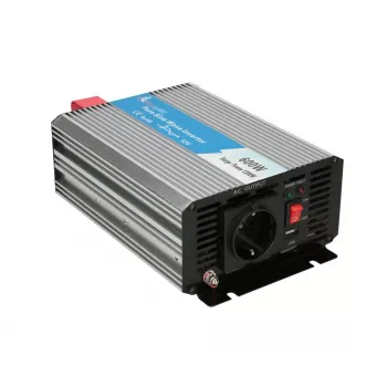 Įtampos keitiklis Extralink OPIP-600W 12V 600W gryna sinusinė banga