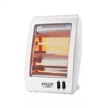 Adler | Šildytuvas | AD 7709 | Halogeninis šildytuvas | 800 W | Galios lygių skaičius 2 | Balta
