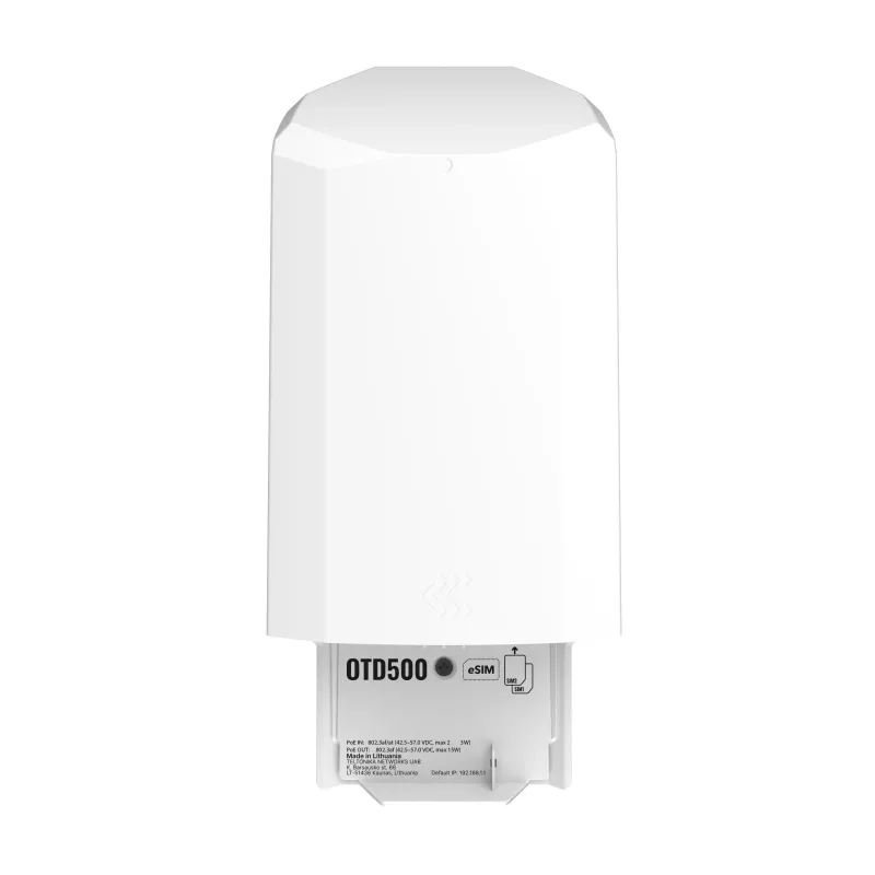 Teltonika OTD500 5G maršrutizatorius, 4G Cat 19, 3G, eSIM, PoE įvestis/išvestis, IP55