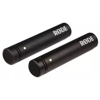 Studijinis kondensatorinis mikrofonas RØDE M5 — laidinis, 20–20000 Hz, 200 Ω, -34 dB, 20×100 mm, juodas
