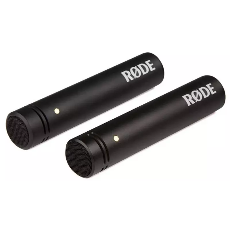 Studijinis kondensatorinis mikrofonas RØDE M5 — laidinis, 20–20000 Hz, 200 Ω, -34 dB, 20×100 mm, juodas