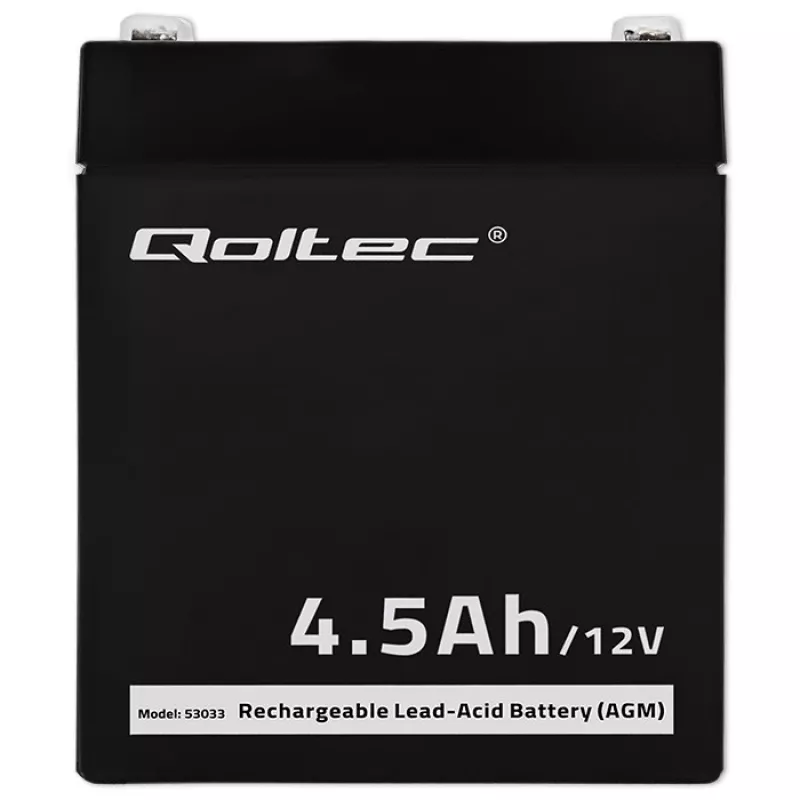 AGM baterija Qoltec 53033 4.5 Ah 15 V 65.5 A Motociklas