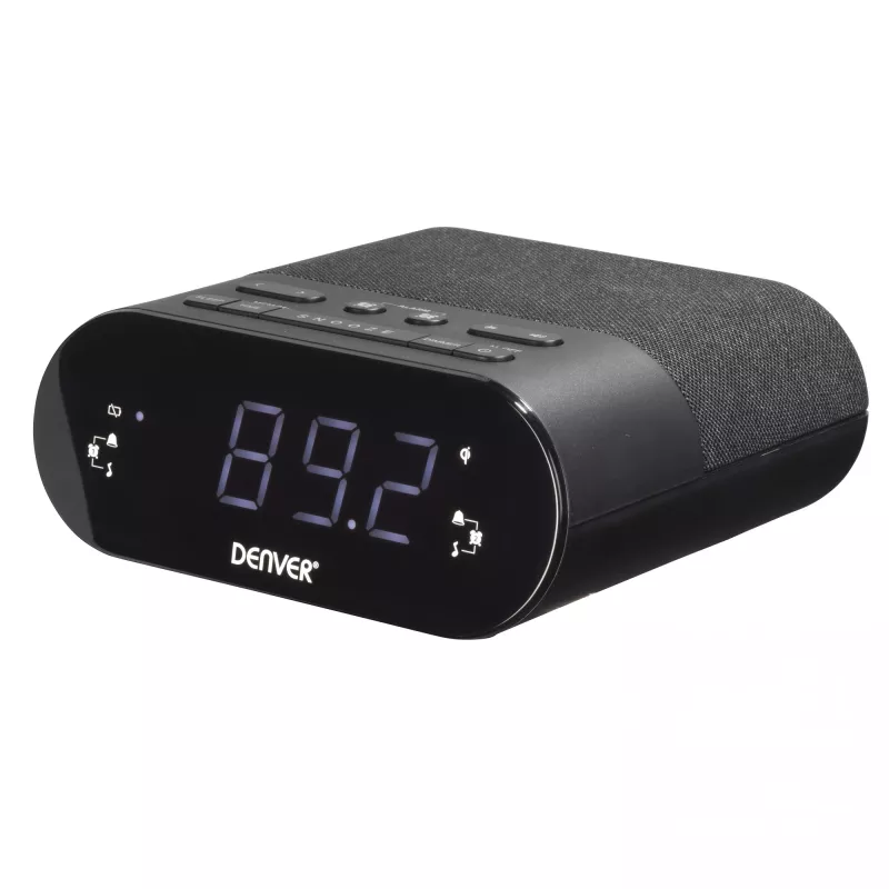 Denver CRQ-107 skaitmeninis žadintuvas juodas