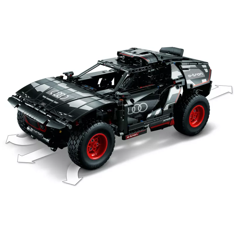 LEGO Technic visureigio modelio rinkinys Audi RS Q e‑tron 42160 — 914 dalių, rekomenduojamas amžius 10+