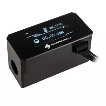Srauto matuoklis Barrow FBFT08 B — OLED ekranas, juodas