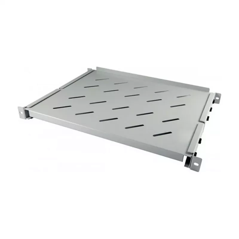 Lentynėlė stovui ALLNET ALL-S0002102 — 19 colių (48,3 cm), 650×450 mm, pilka, maks. apkrova 60 kg
